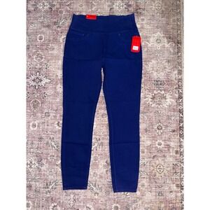 Spanx Denim Leggings Blue Lapis High Waisted Skinny Jeans XL 2066 NEW